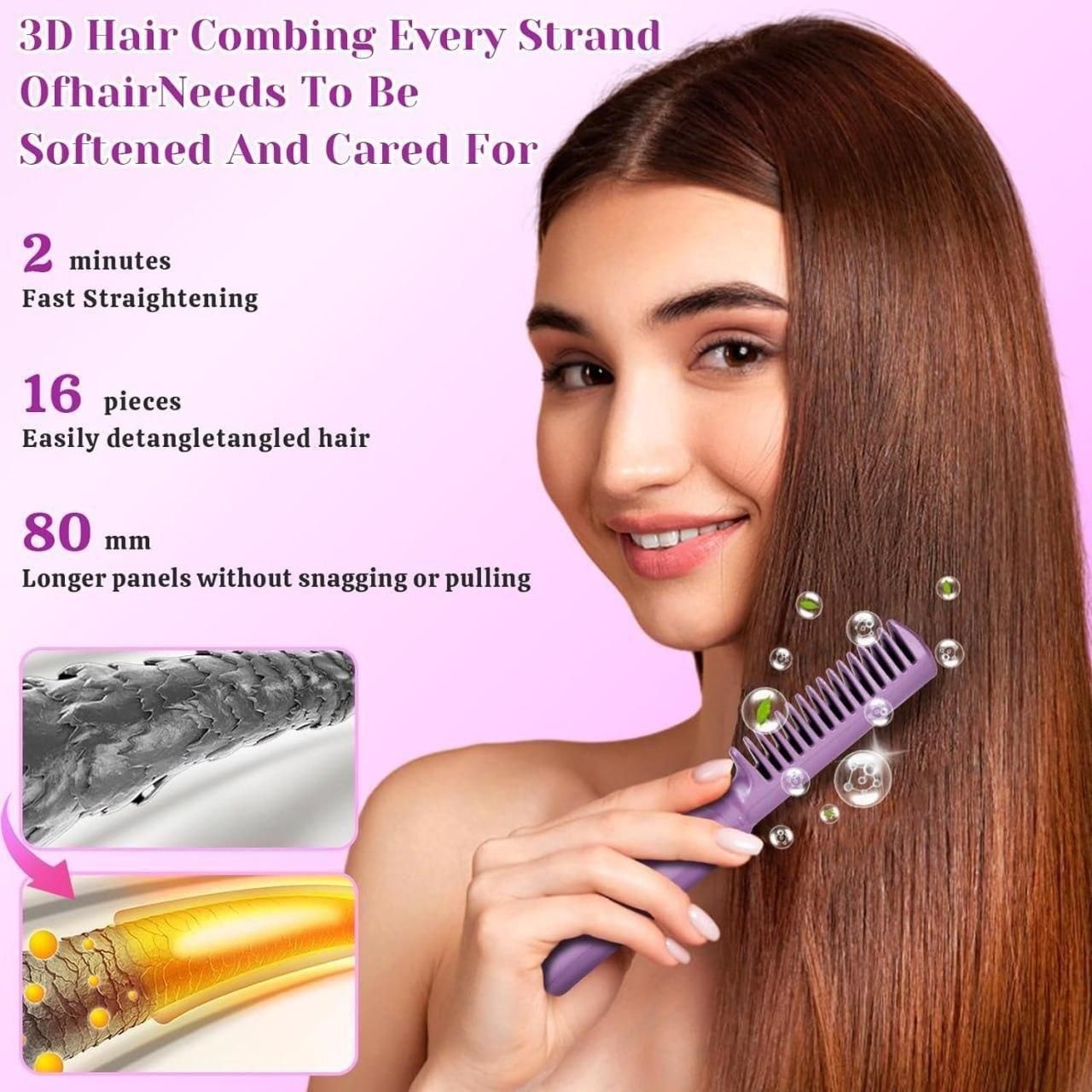 Meneflix™ Pocket Stylist: Cordless Rechargeable Mini Hair Straightener