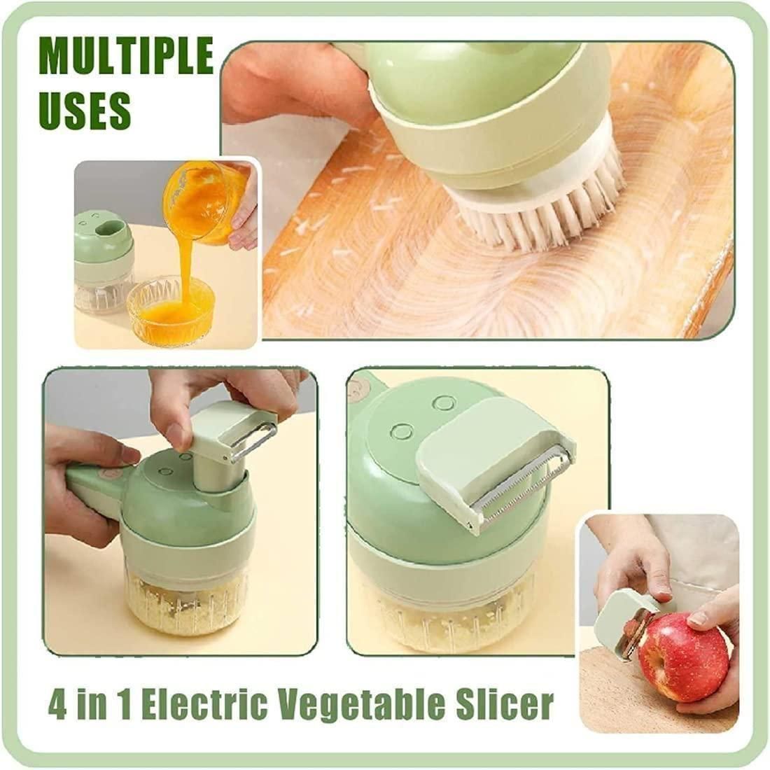 MasterSlice™ 4-in-1 Set: Slicer, Grinder, Peeler & Cleaning Brush