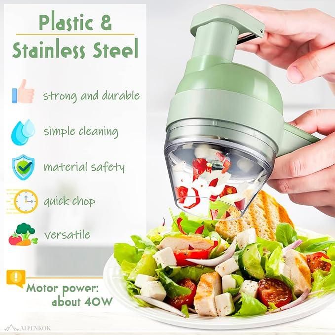 MasterSlice™ 4-in-1 Set: Slicer, Grinder, Peeler & Cleaning Brush