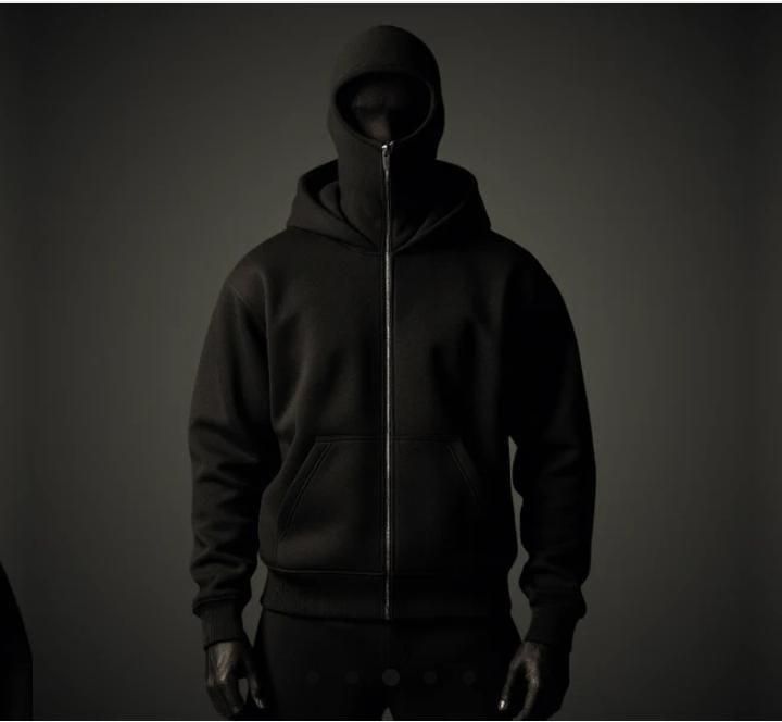 ShadowPro™ Stealth Hoodie – Built-In Mask & Full-Zip Protection