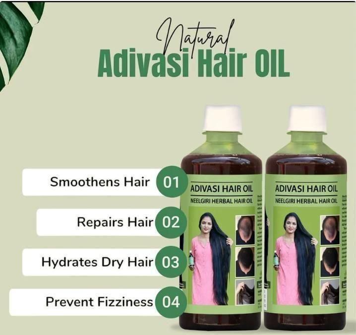 Adivasi Nilgeri Herbal Hair Growth Oil 125ML (Pack of 2)