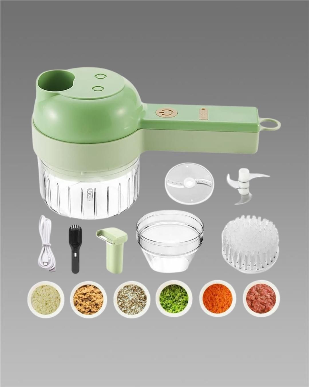 MasterSlice™ 4-in-1 Set: Slicer, Grinder, Peeler & Cleaning Brush