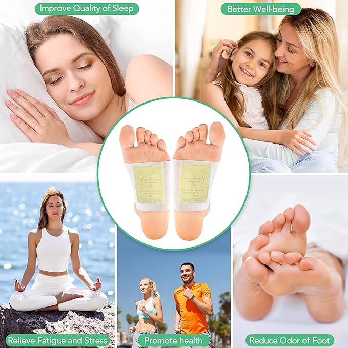 PureZen™ Detox Foot Patches – Herbal Overnight Vitality