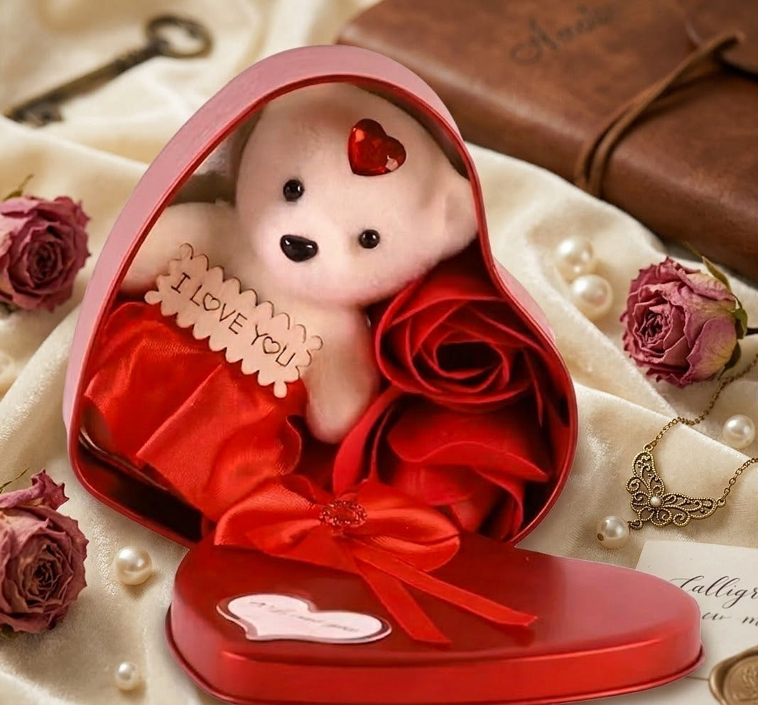 The "Forever Yours" Romantic Bundle: Gold-Dipped Rose & Keepsakes